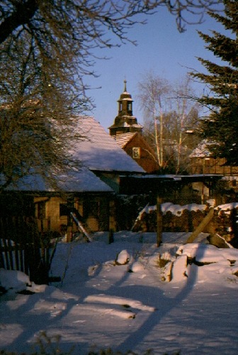 Bergkirche Cordobang bei Sonnenaufgang