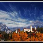 Bergkirche im Herbst