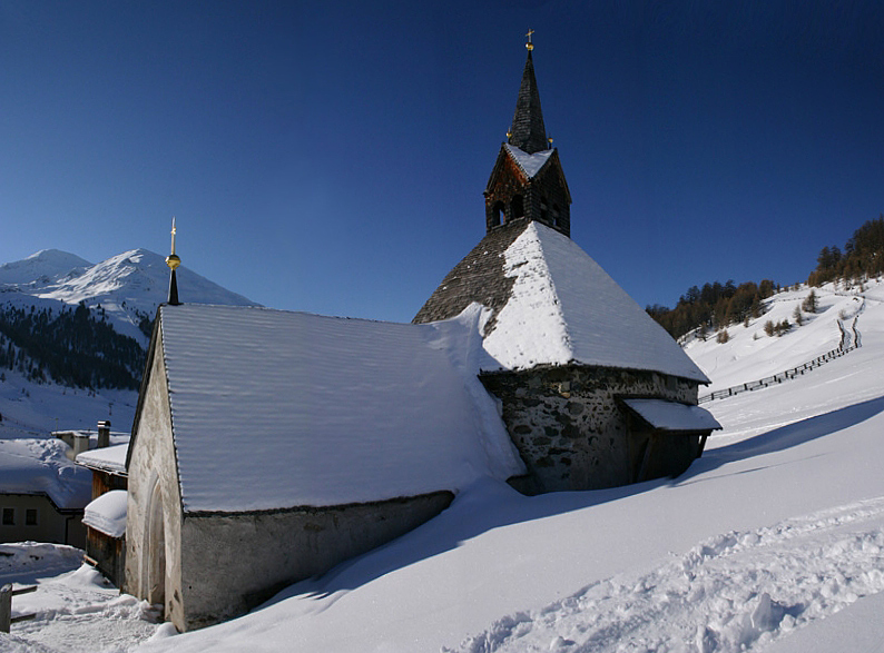 Bergkirche in Rojen/ Südtirol