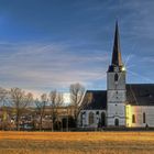 Bergkirche Schleiz in der tiefstehenden Abendsonne 