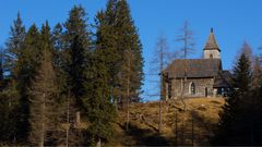 Bergkirchlein Nassfeld am Tag