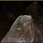 Bergkristall ( Ausschnitt mit " Fenster")