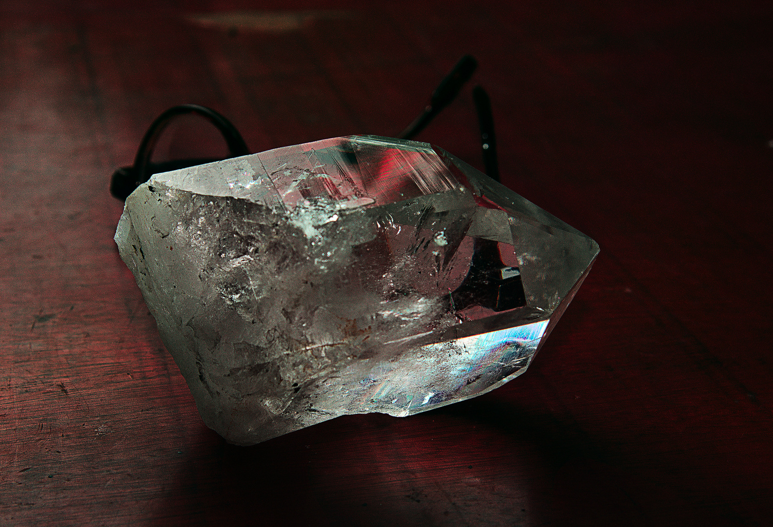 Bergkristall mit FensterBlick