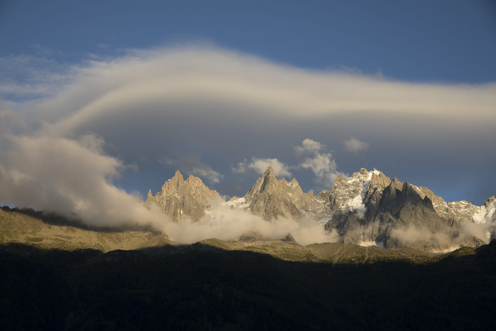 Bergkulisse Chamonix