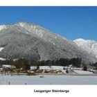 - Bergkulisse im Schnee II-