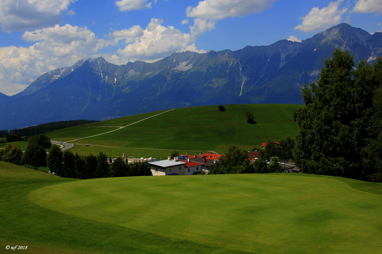 Bergkulisse in Innsbruck