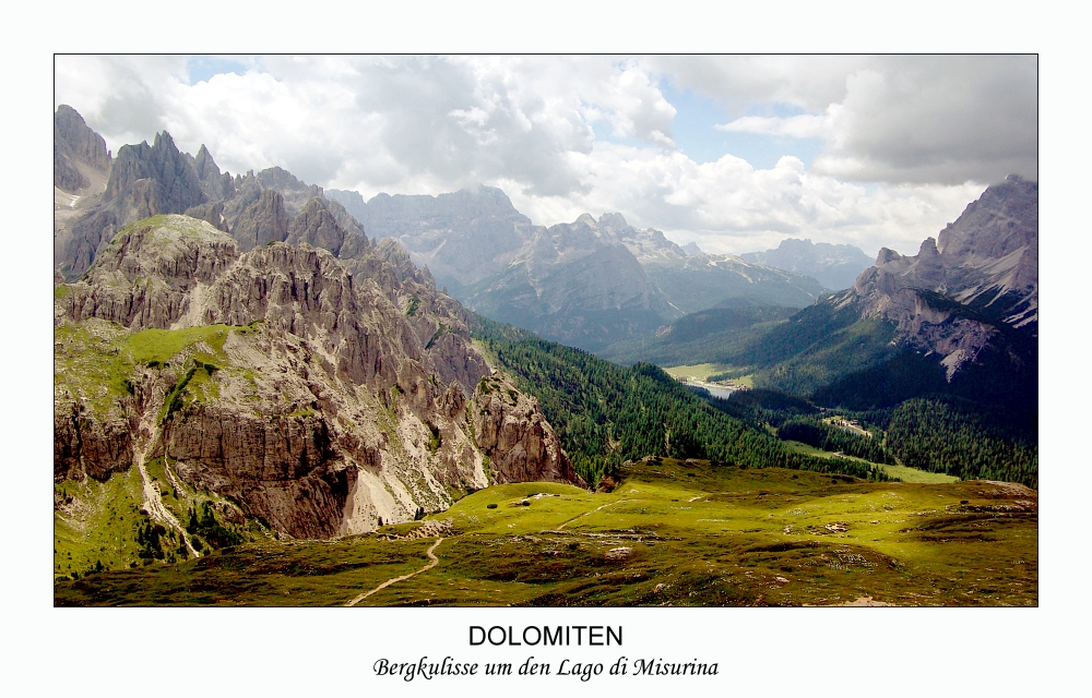 Bergkulisse um den Lago di Misurina