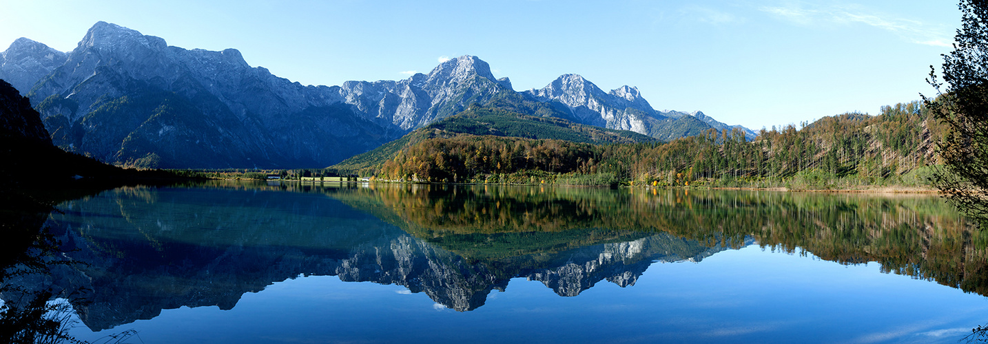 Berglandschaft, Almsee Panorama