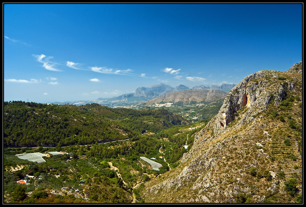 Berglandschaft an der Costa Blanca