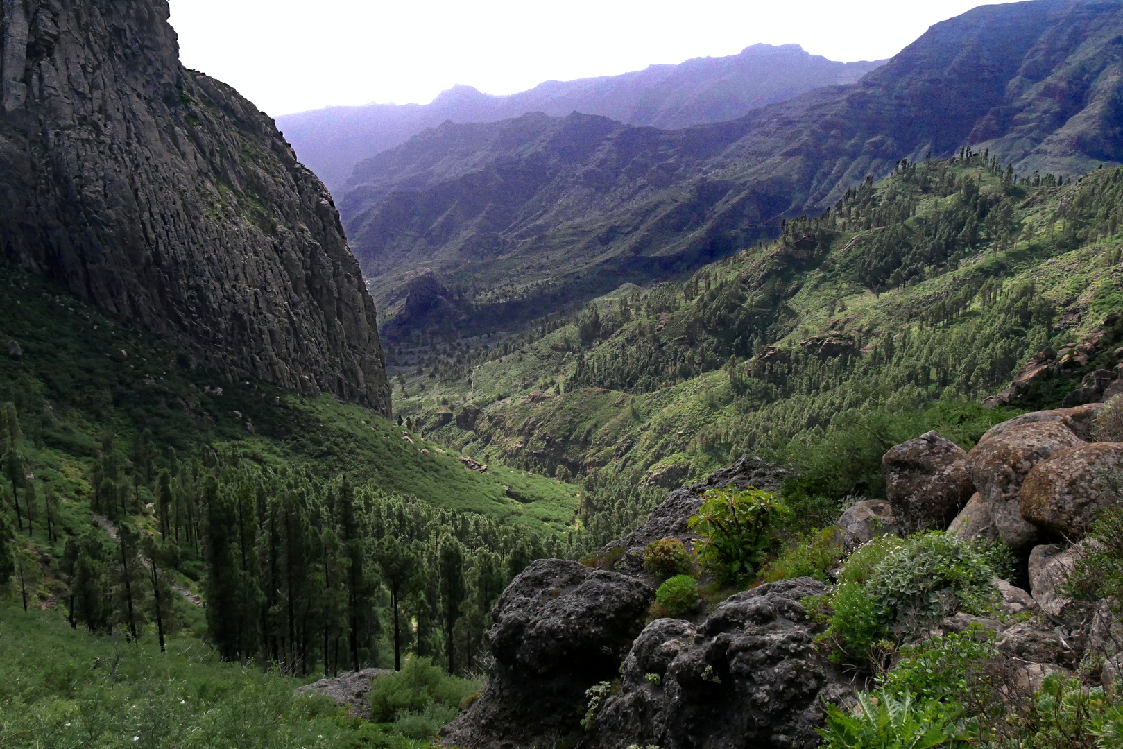 Berglandschaft auf Gomera