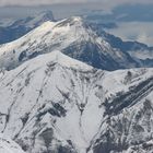 Berglandschaft aus der Perspektive des Schilthorns (Berner Oberland / Schweiz)