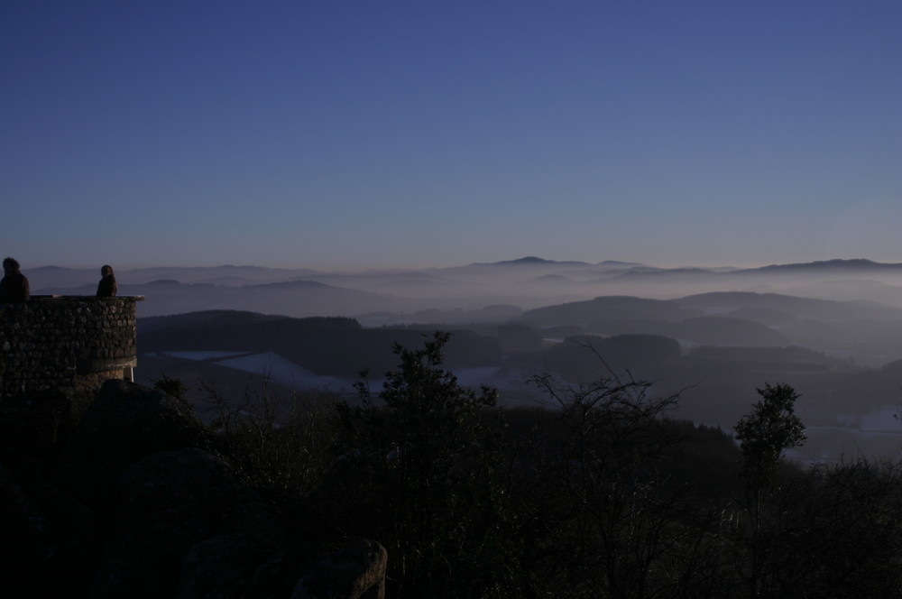 Berglandschaft Burgund