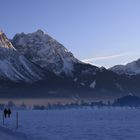 Berglandschaft im Abendlicht