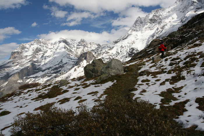 Berglandschaft im "Hinteren Lauberbrunnental" (Berner Oberland / Schweiz)