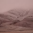 Berglandschaft im Permafrost 