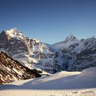 Berglandschaft im Schnee