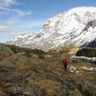 Berglandschaft in der Nähe des Oberhornsees (Hinteres Lauterbrunnental / Berner Oberland / Schweiz)