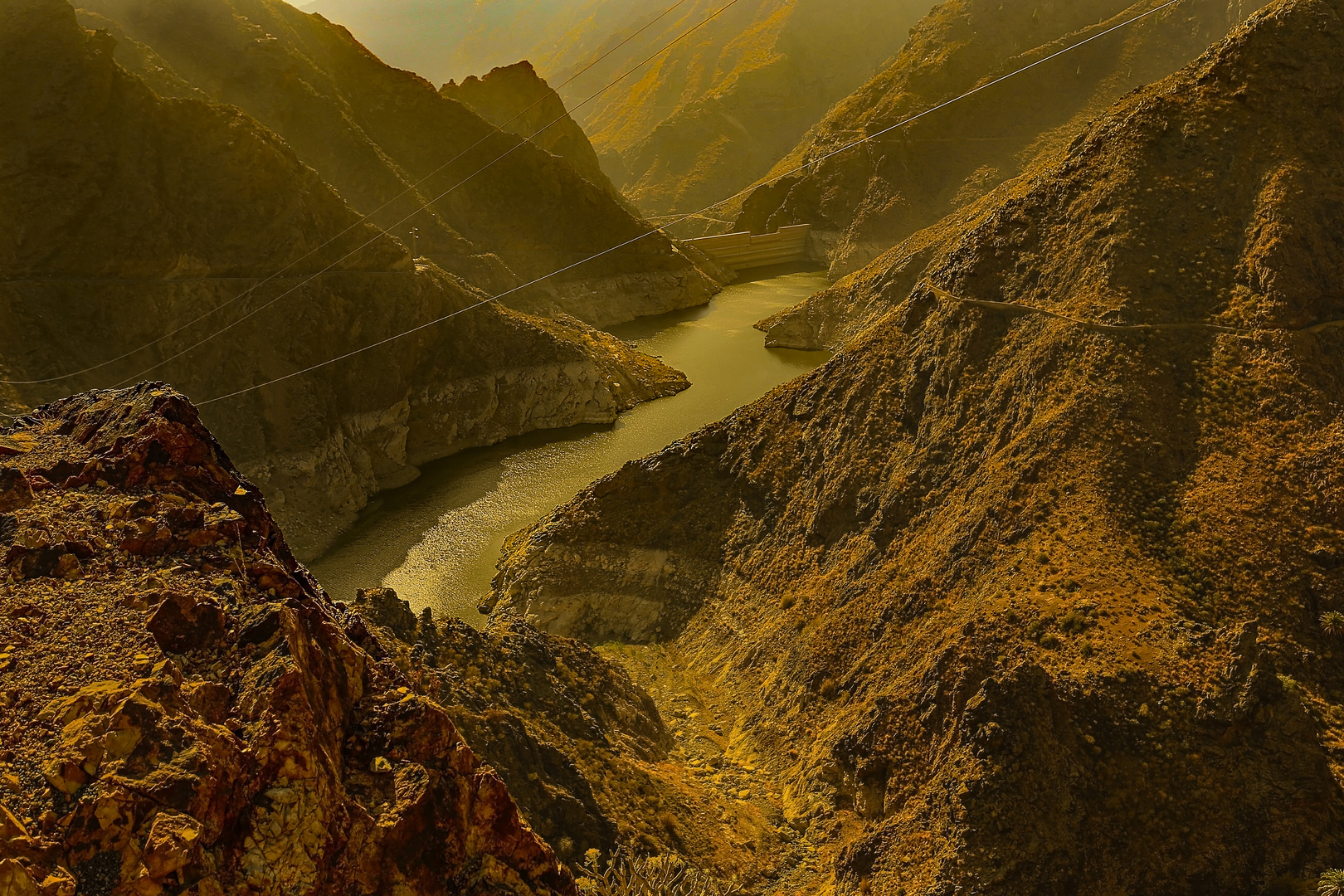 Berglandschaft in Gran Canaria