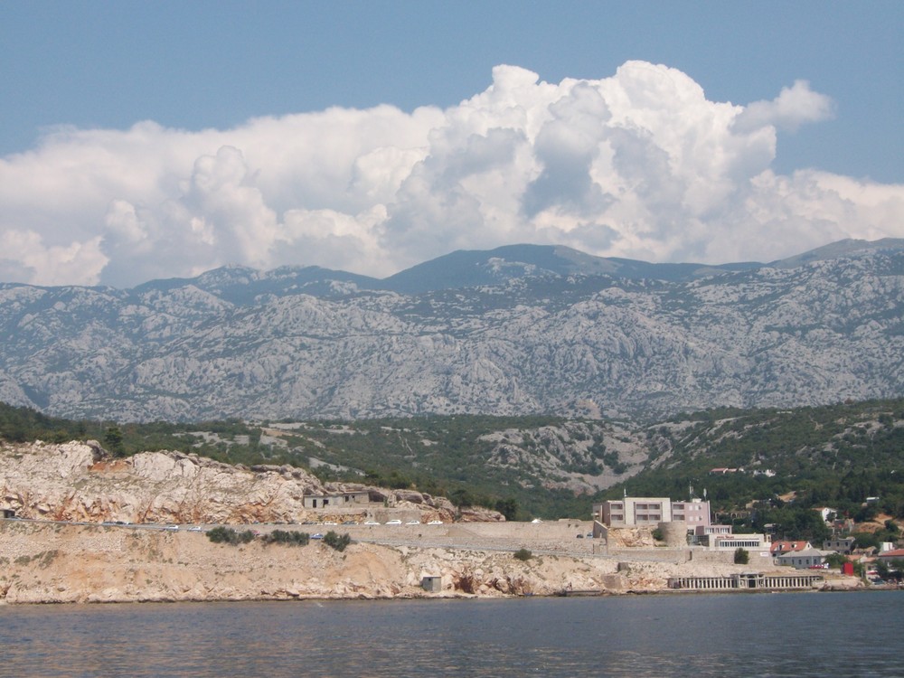 Berglandschaft in Kroatien