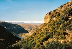 Berglandschaft in Lesotho