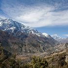 Berglandschaft in Nepal