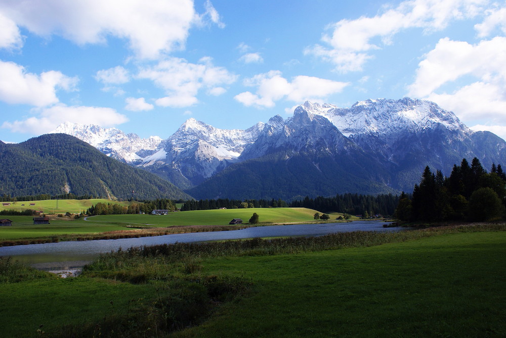 Berglandschaft in voller Pracht - in Bayern