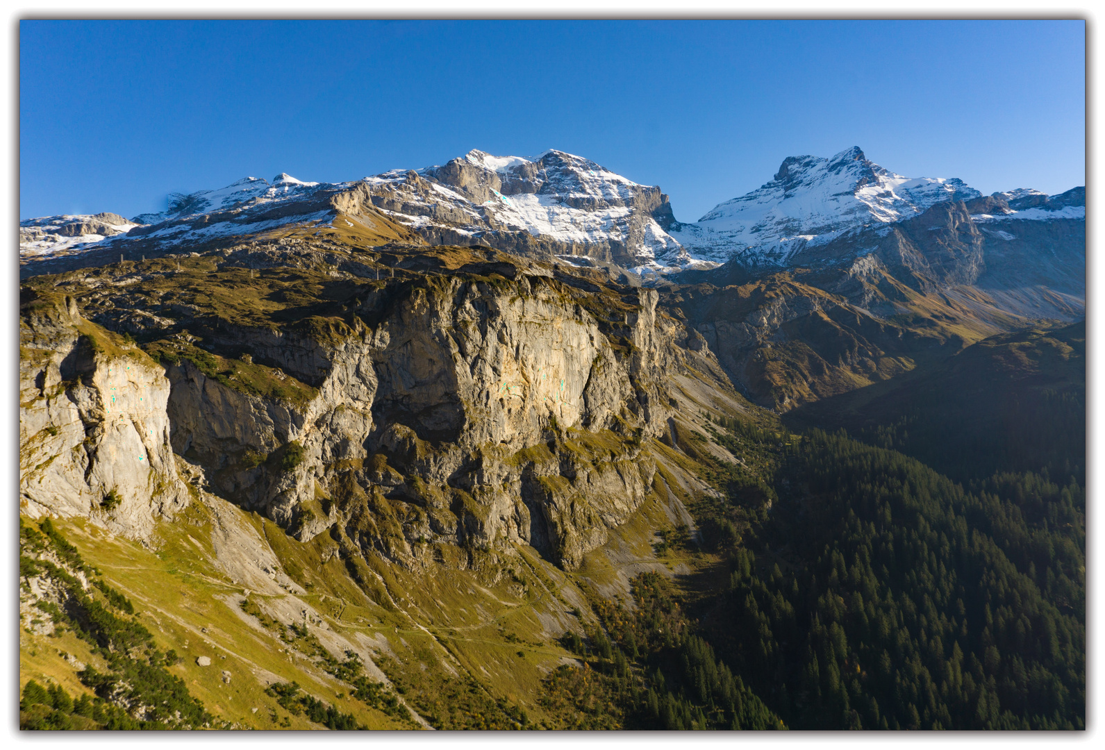 Berglandschaft vom Klausenpass aus gesehen.