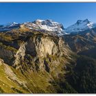 Berglandschaft vom Klausenpass aus gesehen.