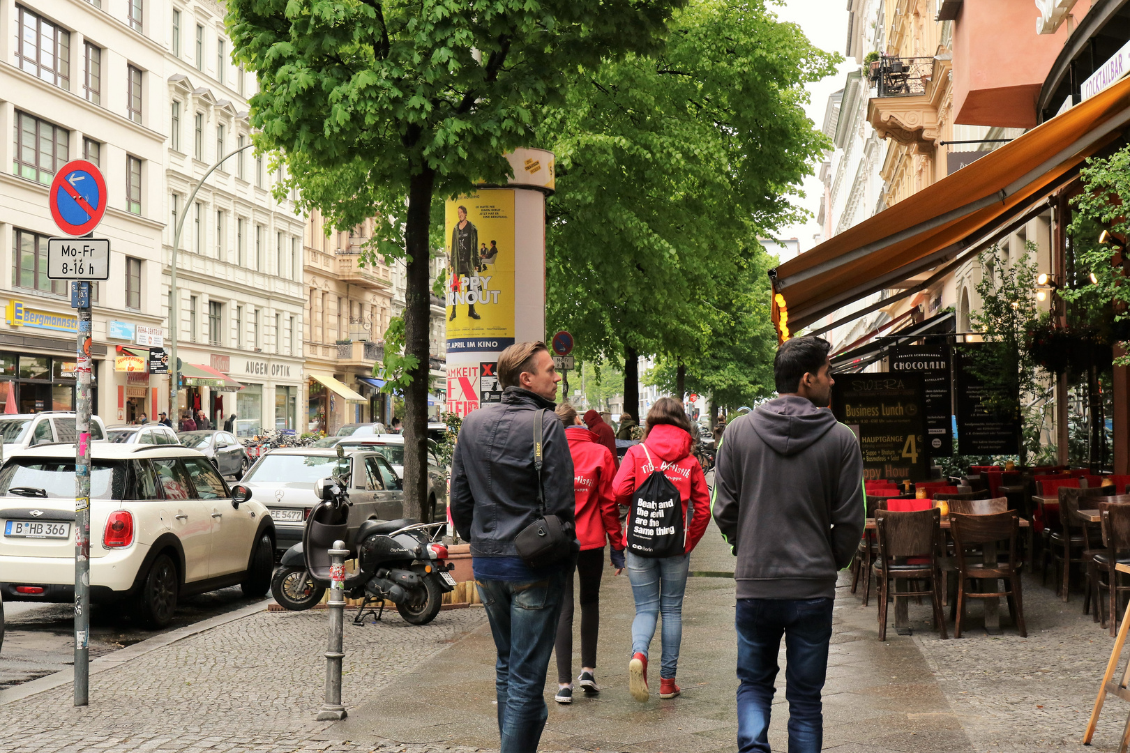 Bergmannstr. (wo das Cafè ist)