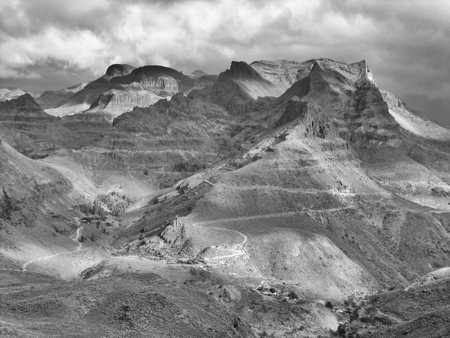 Bergmassiv auf Gran Canaria