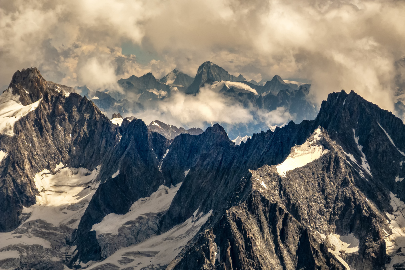 Bergmassiv bei Chamonix