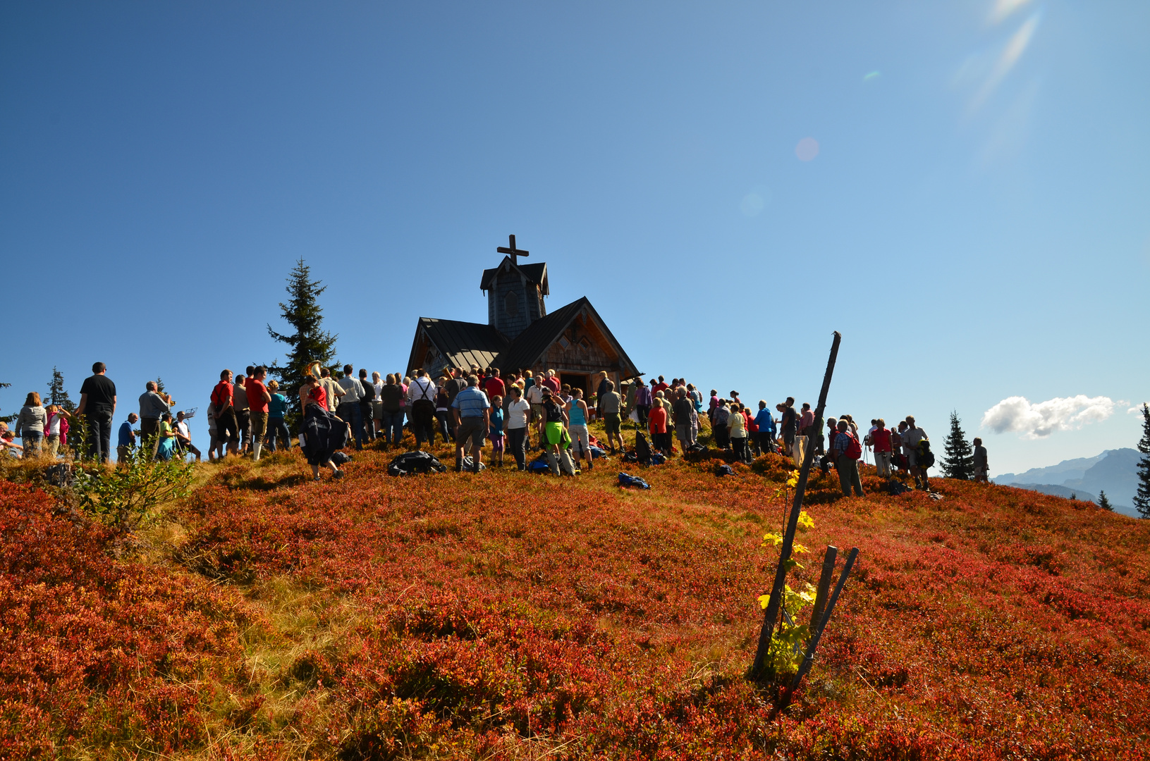 Bergmesse am Hochgründeck (beim Heinrich-Kiener-Haus)