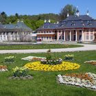 Bergpalais Schloss Pillnitz mit Lustgarten