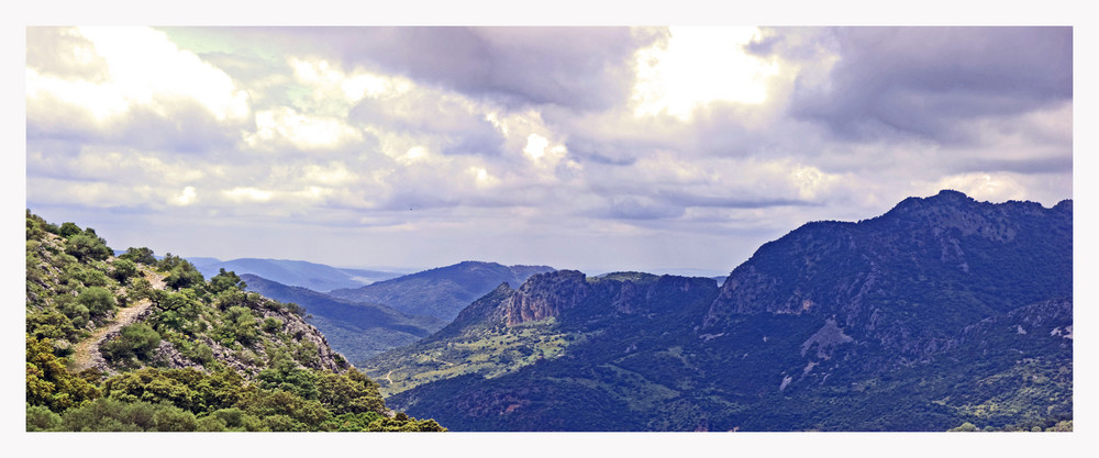 Bergpanaroma in Spanien