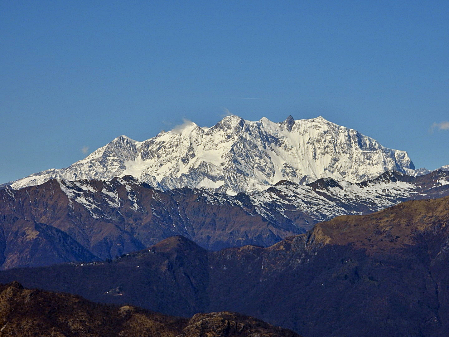 Bergpanorama (2) gesehen vom Monte Sasso del Ferro