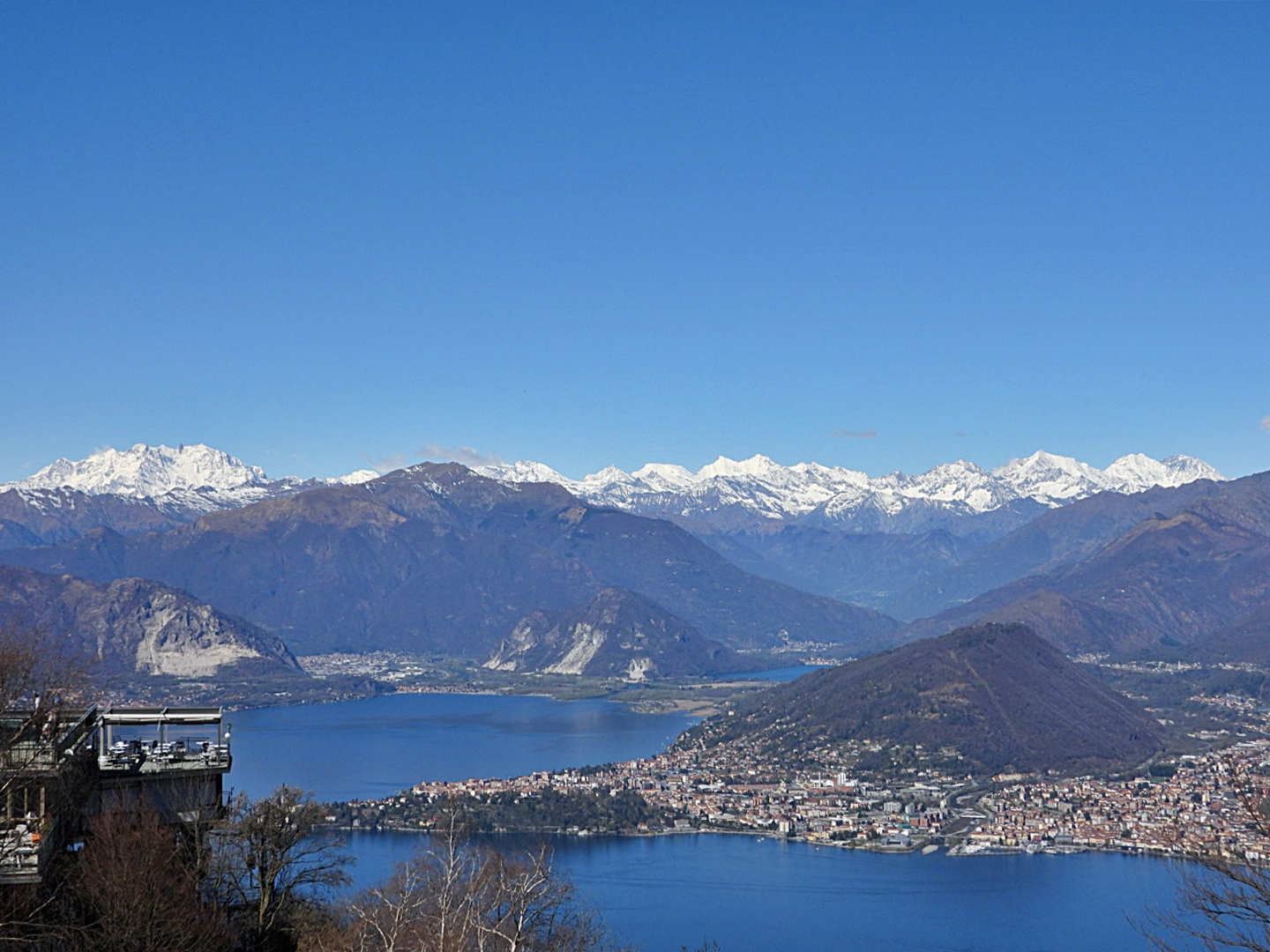 Bergpanorama (3) gesehen vom Monte Sasso del Ferro