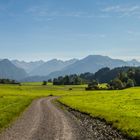 Bergpanorama Allgäu bei Oberstdorf