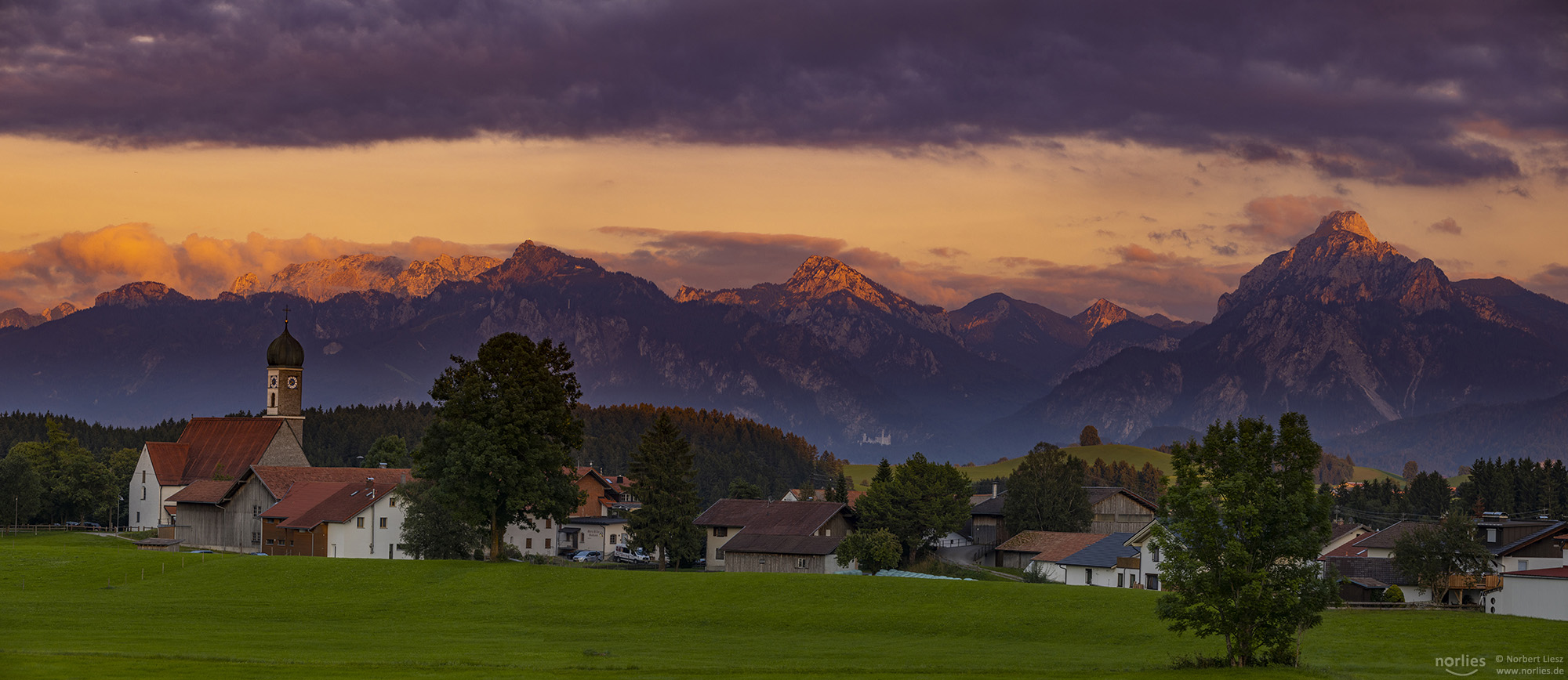 Bergpanorama Allgäu