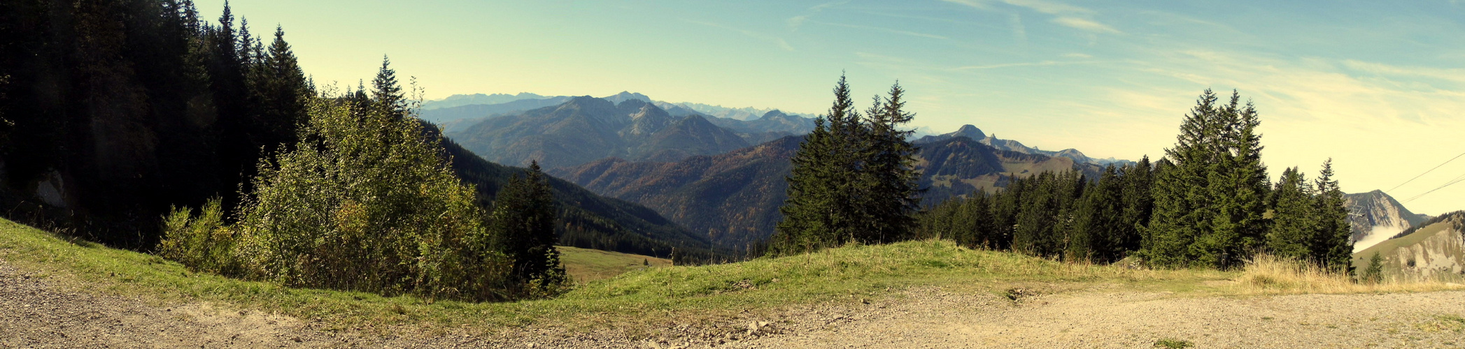 Bergpanorama Allgäuer Alpen