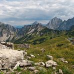 Bergpanorama am Füssener Jöchle