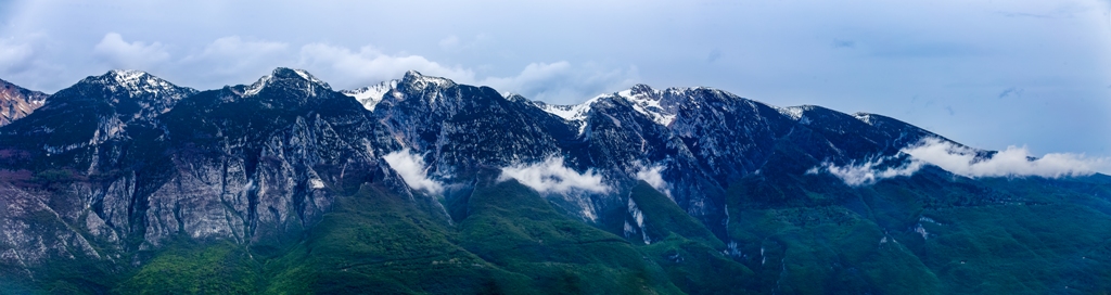 Bergpanorama am Gardasee