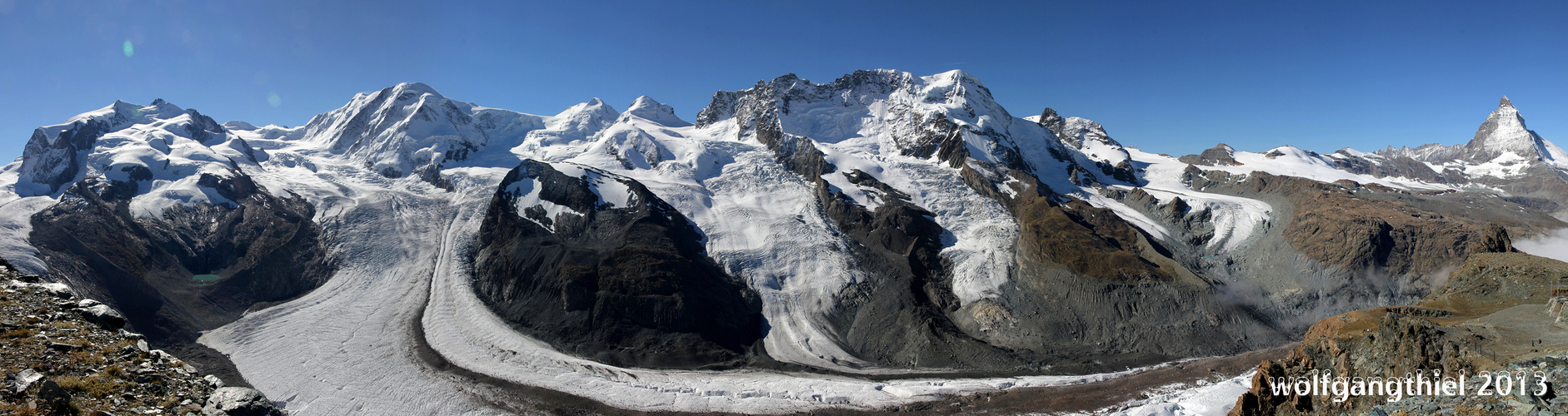 Bergpanorama am Gornergrat - 1