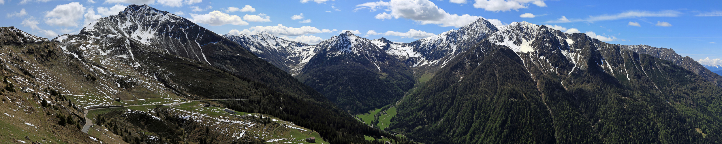 bergpanorama am jaufenpass 