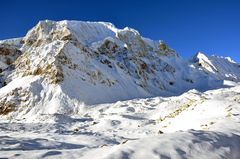 Bergpanorama auf dem Weg zum Larke Pass