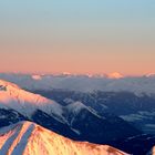 Bergpanorama auf der Zugspitze