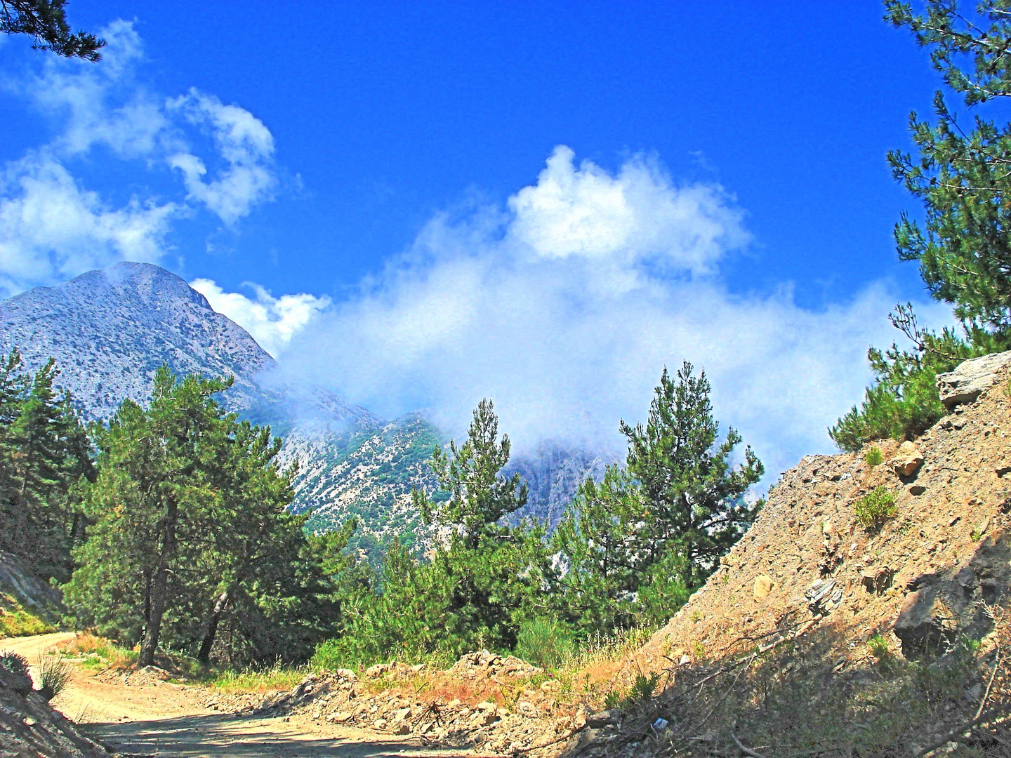 Bergpanorama auf Samos