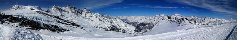 Bergpanorama aus Saas Fee