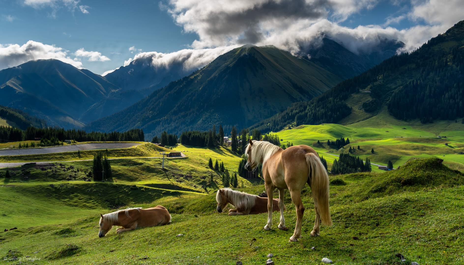 Bergpanorama bei Berwang