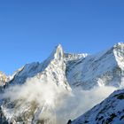 Bergpanorama bei Dharamsala auf der Manaslu-Runde