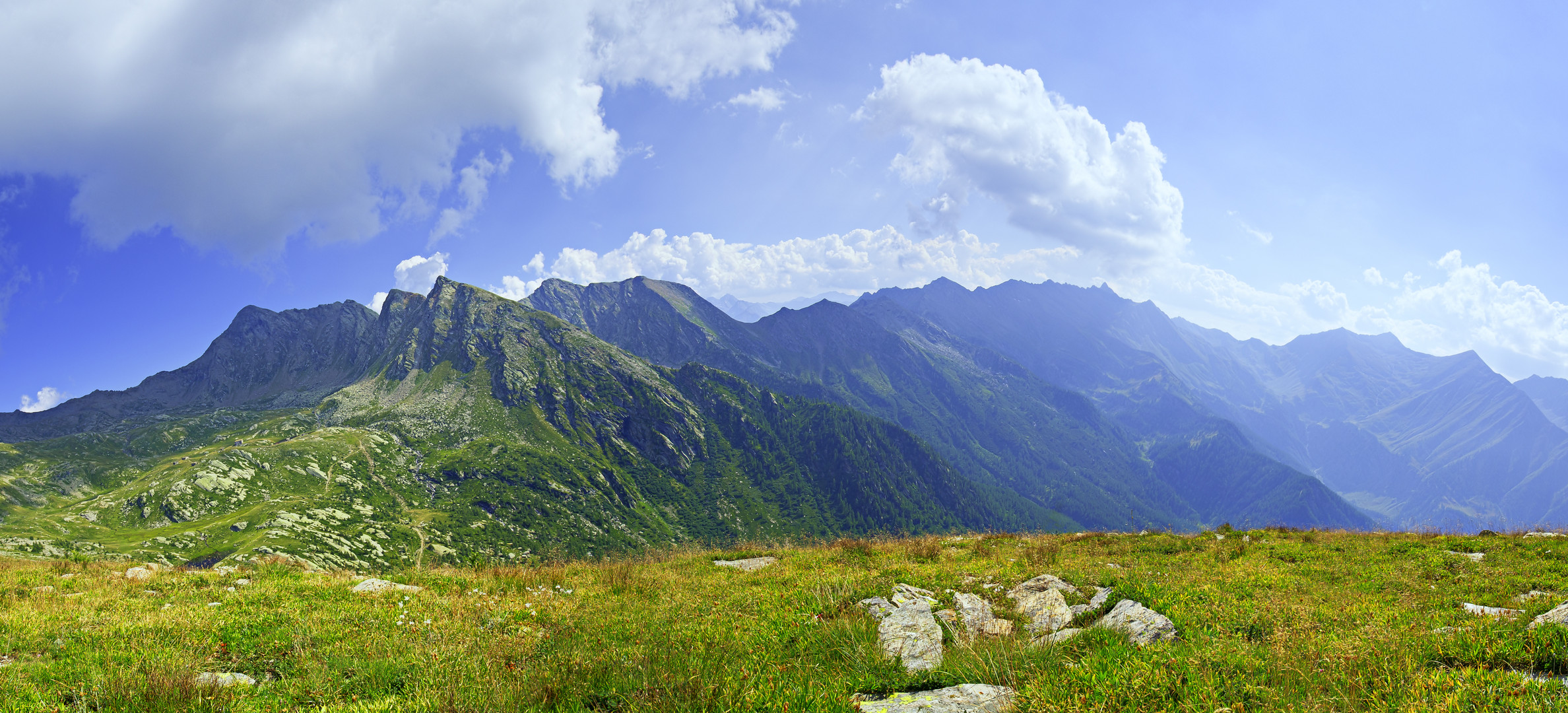 Bergpanorama bei Prali